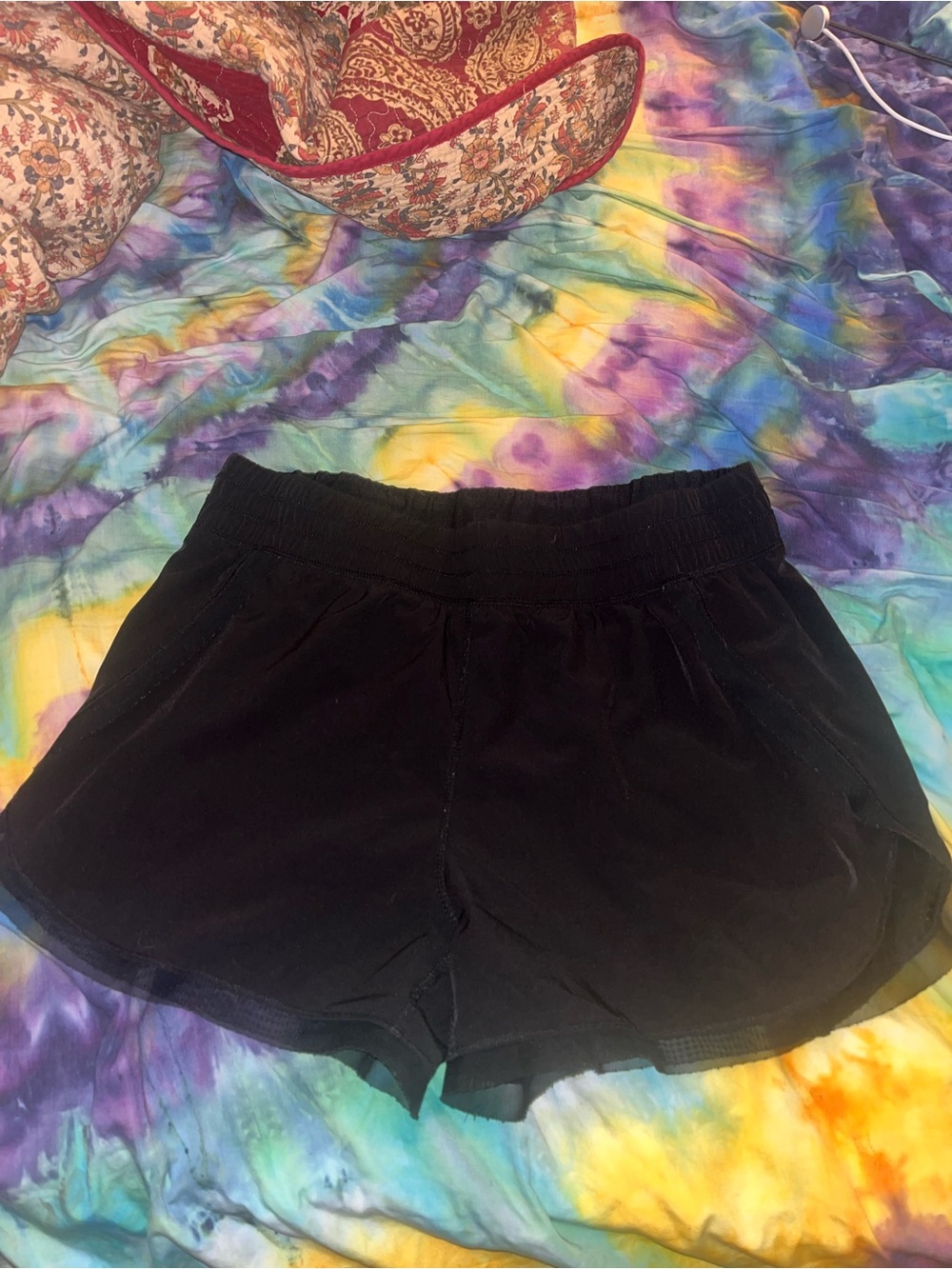 Black Athletic Running Shorts